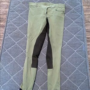Golden dress full seat riding breeches